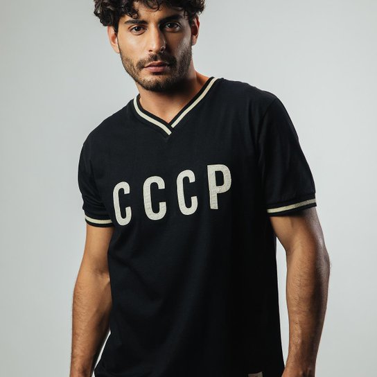 Camisa Retrô Gol Seleção CCCP Yashin Edição Limitada Masculina