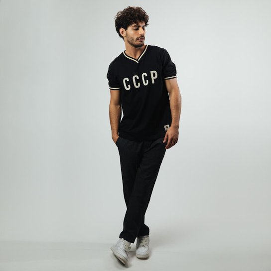 Camisa Retrô Gol Seleção CCCP Yashin Edição Limitada Masculina
