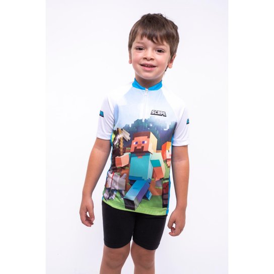 Camisa Scapecrafit Personagens Infantil