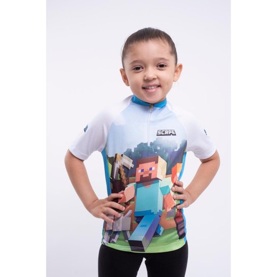 Camisa Scapecrafit Personagens Infantil