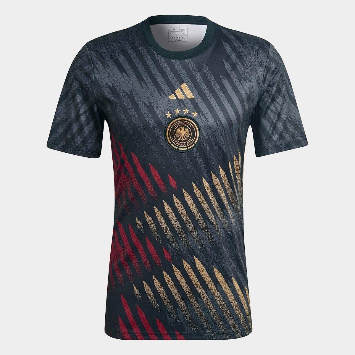 Camisa Seleção Alemanha Pré-jogo 22/23 Adidas Masculina