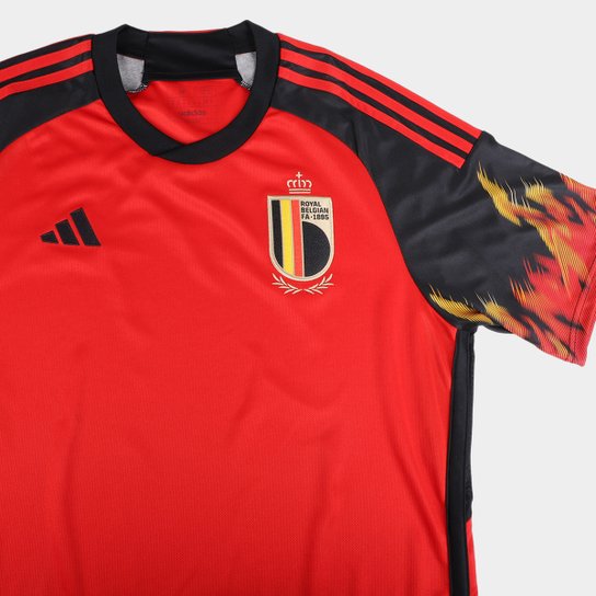Camisa Seleção Bélgica Home 22/23 s/n° Adidas Masculina