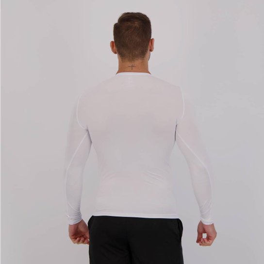 Camisa Térmica Penalty Matis X II UV Manga Longa Branca
