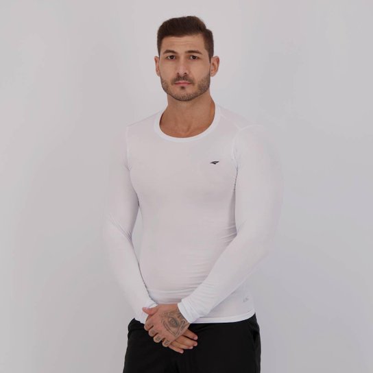 Camisa Térmica Penalty Matis X II UV Manga Longa Branca