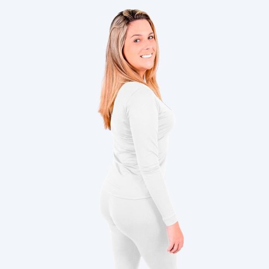 Camisa Térmica Segunda Pele RT Feminino Frio Intenso Viagens Neve Esportes Aventura