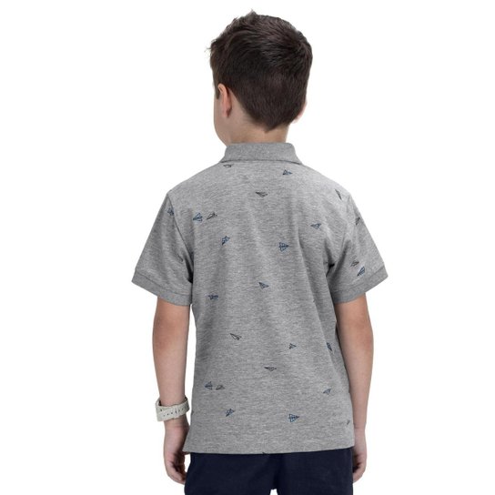 Camisa Trick Nick Polo Infantil Cotton Masculina