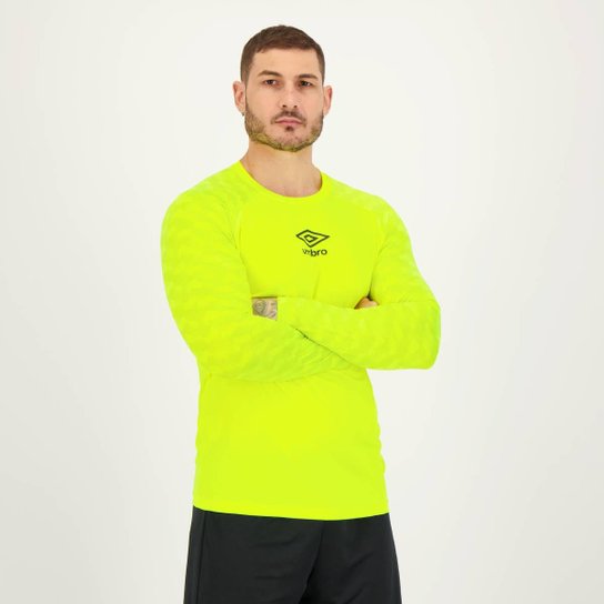 Camisa Umbro Futevôlei Graphic Manga Longa Masculina