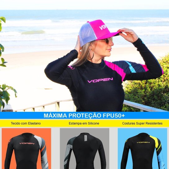 Camisa Vest Lycra Proteção Solar Acqua