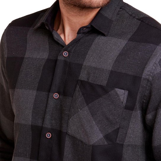 Camisa Xadrez Masculino Flanelado Manga Longa