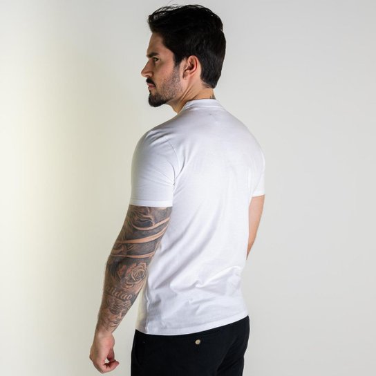 Camiseta Acostamento Wolf Leaf Branca