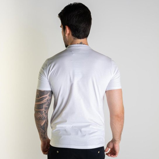 Camiseta Acostamento Wolf Leaf Branca