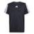 Camiseta Adidas 3 Listras TR-Essentials Infantil - Preto