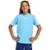 Camiseta Adidas 3 Stripes Infantil Masculina - Azul Claro