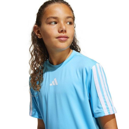 Camiseta Adidas 3 Stripes Infantil Masculina