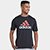 Camiseta Adidas Big Logo Masculina - Preto+Vinho