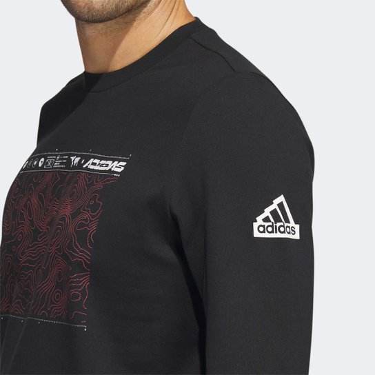 Camiseta Adidas City Explorer Manga Longa Masculina