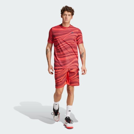 Camiseta Adidas Estampada Club Tennis Climacool Masculina