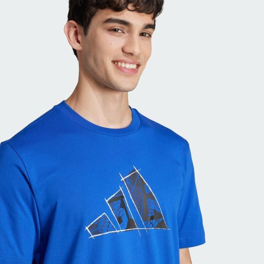 Camiseta Adidas Estampada Logo Masculina