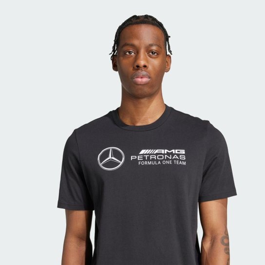 Camiseta Adidas Estampada Mercedes Amg Petronas Fórmula 1 Team Dna Masculino