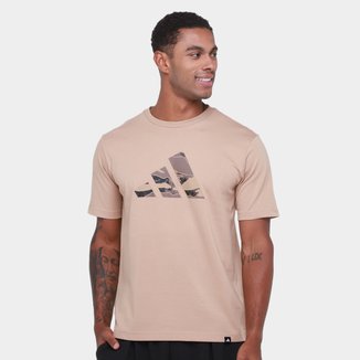 Camiseta Adidas Gráfica Camo Logo Masculina