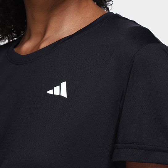 Camiseta Adidas Own The Run 3 Listras Feminina