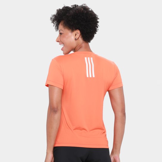 Camiseta Adidas Own The Run 3 Listras Feminina