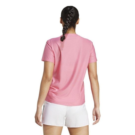 Camiseta Adidas Own The Run Feminina - Rosa PP