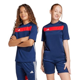 Camiseta Adidas Tiro 25 Essentials Infantil - Marinho 5-6