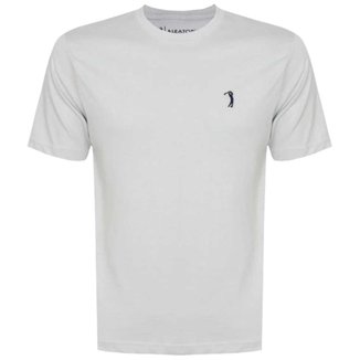 Camiseta Aleatory Gola Careca Básica 11 Masculino - Branco Branco GG