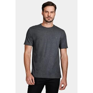 Camiseta Aramis Básica Manga Curta Grafite Mescla
