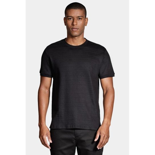 Camiseta Aramis Manga Curta New Suedine Preto
