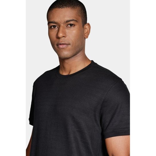 Camiseta Aramis Manga Curta New Suedine Preto