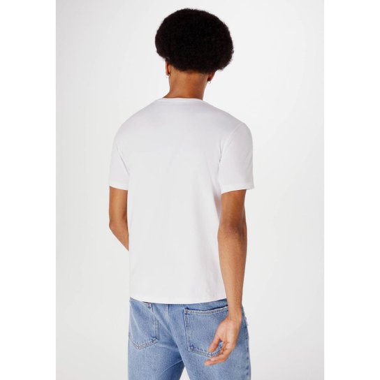 Camiseta Básica Hering Manga Curta Slim Masculina