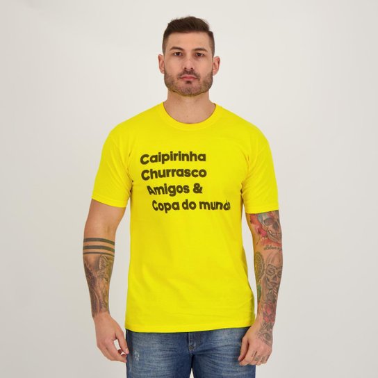 Camiseta Brasil Amarela