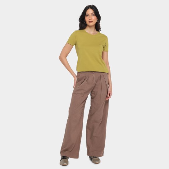Camiseta Calvin Klein Básica Feminina