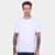 Camiseta Calvin Klein Embossed Minimal Logo Masculina - Branco