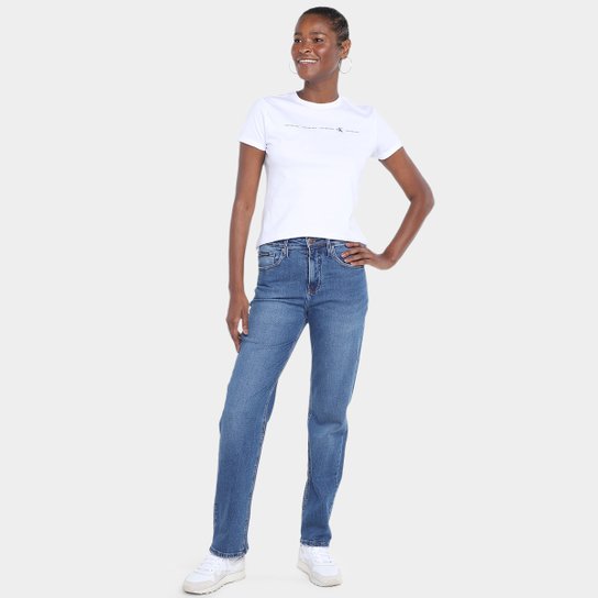 Camiseta Calvin Klein Logo Feminina