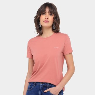 Camiseta Calvin Klein Micrologo Feminina