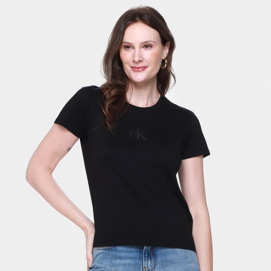 Camiseta Calvin Klein Rubber Feminina