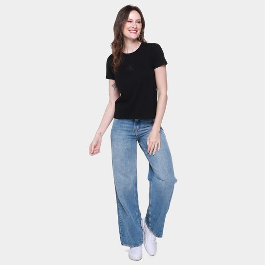 Camiseta Calvin Klein Rubber Feminina