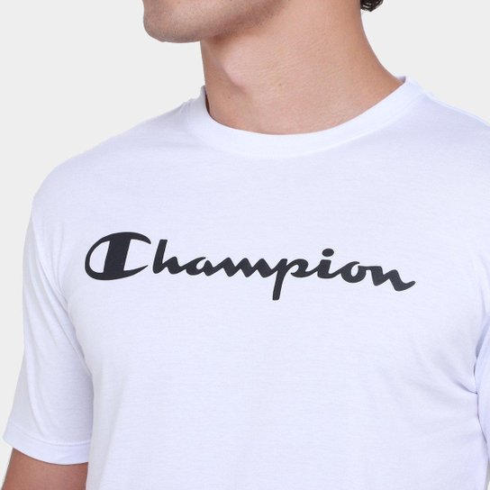 Camiseta Champion Carry Over Clas Script Masculina