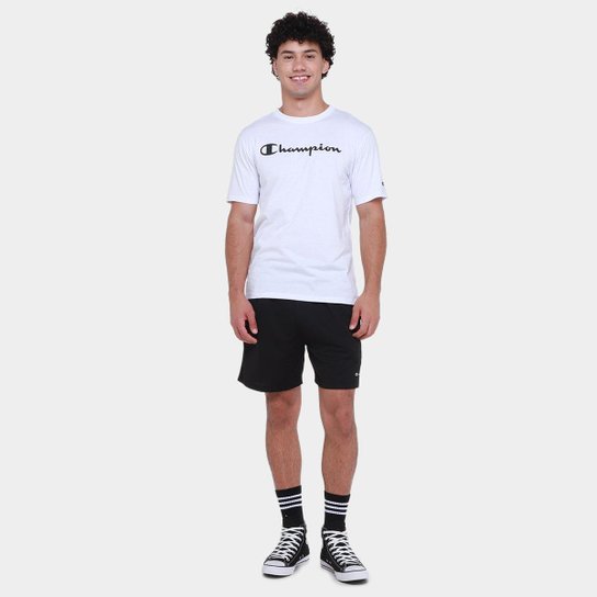 Camiseta Champion Carry Over Clas Script Masculina