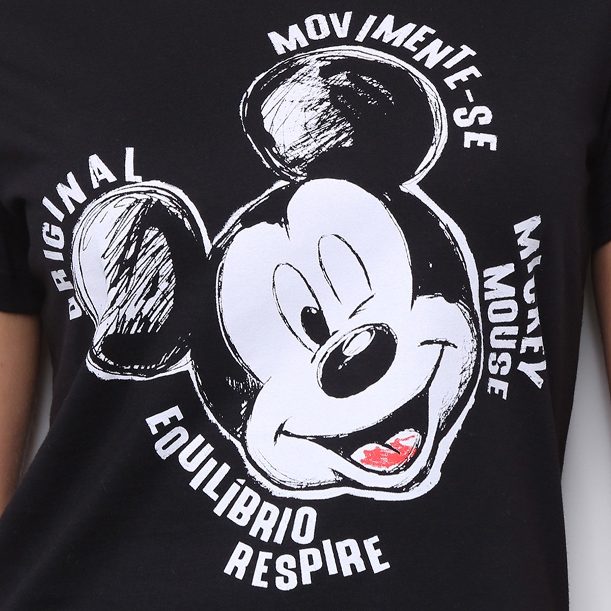 camiseta colcci mickey feminina