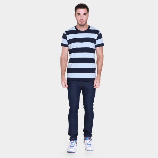 Camiseta Colcci Listrada Masculina