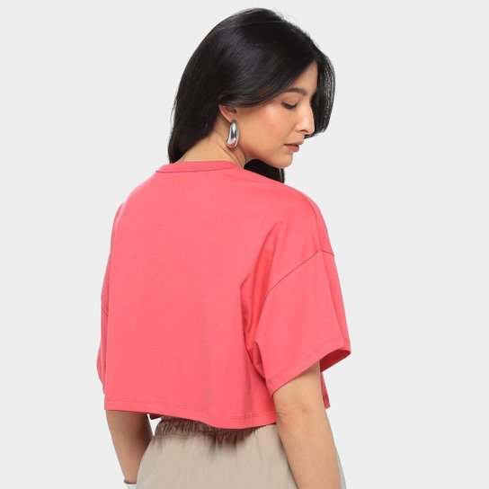 Camiseta Colcci Sport Cropped Feminina