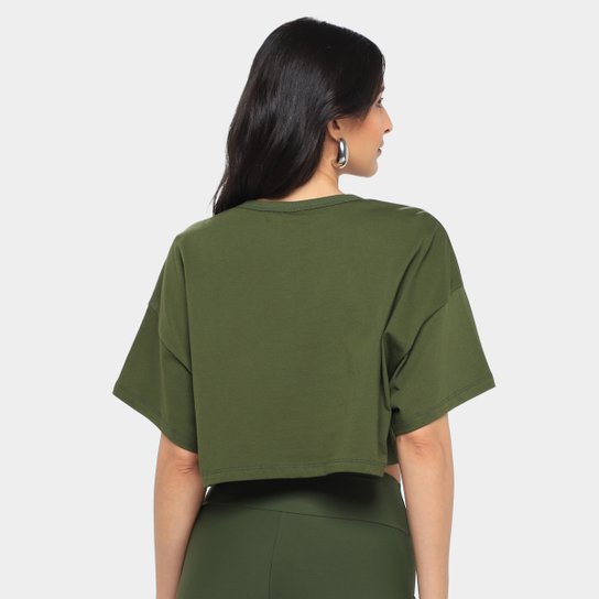 Camiseta Colcci Sport Cropped Feminina