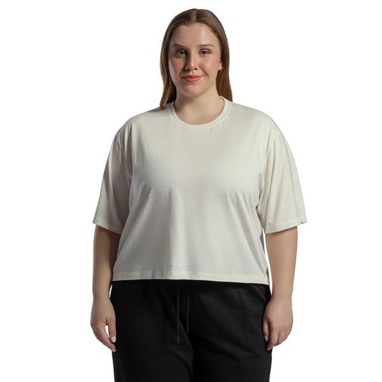 Camiseta Comfy Tape Olympikus Feminina Plus Size