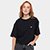 Camiseta Converse Go-To Rose Pock Feminina - Preto