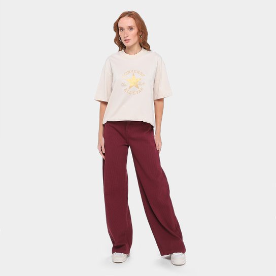 Camiseta Converse Prety Patin Over Feminina