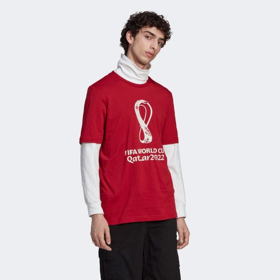 Camiseta Copa do Mundo 2022 Adidas Masculina